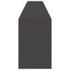 vidaXL Eldurn Svartur 50 x 50 x 100 cm Stál