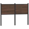 vidaXL Skiptanlegt R&uacute;mgafl Br&uacute;n Eikarlitur 120 cm Samsettur Vi&eth;ur og St&aacute;l