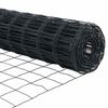 vidaXL Gir&eth;ing me&eth; p&oacute;st Gr&aacute;r 0,4 x 10 m St&aacute;l og PVC