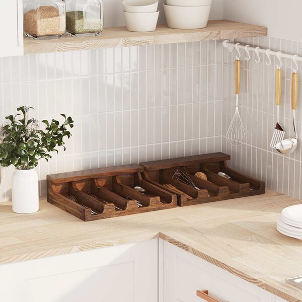 vidaXL Kassi Br&uacute;nn 36 x 30 x 10 cm Eika