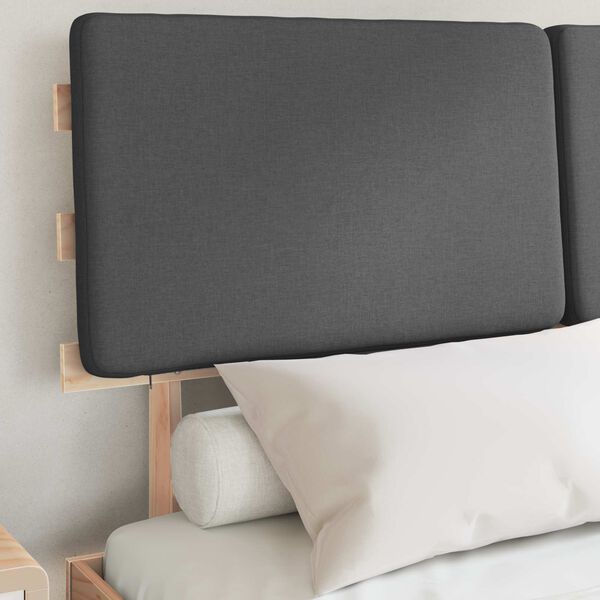 vidaXL R&uacute;mf&oacute;tur me&eth; kl&aelig;&eth;&eth;um h&ouml;f&eth;agafli D&ouml;kk gr&aacute; 160 x 200 cm