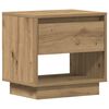 vidaXL Noat&ouml;flur Artisan Eik 45 x 34 x 44 cm Samsettur vi&eth;ur