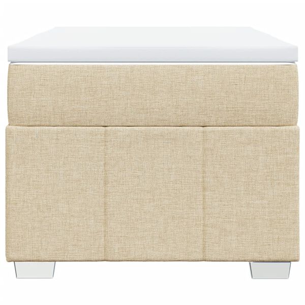 vidaXL H&oacute;lfa&eth; Springr&uacute;m me&eth; D&yacute;nu Rj&oacute;ma 90x200 cm Tauefni