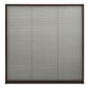 vidaXL Pl&iacute;sera&eth;ur Skord&yacute;raskermur fyrir Glugga &Aacute;l Br&uacute;nn 120x120 cm