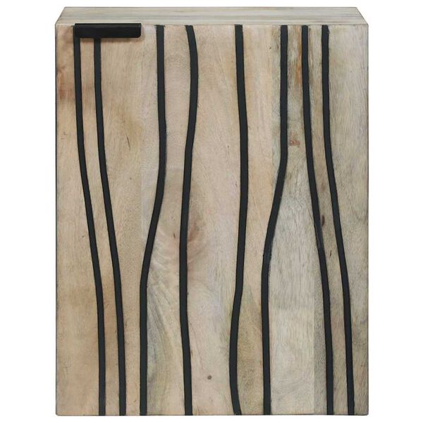 vidaXL Ba&eth;herbergisvaskarsk&aacute;pur me&eth; hillu Hv&iacute;tt 38 x 33,5 x 48 cm