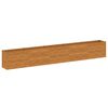 vidaXL upph&aelig;kka&eth; gar&eth;be&eth; 482x50x69 cm &uacute;r corten st&aacute;li