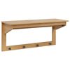 vidaXL Fatahengi HILL Hunangsbr&uacute;nn 90 x 35 x 41.5 cm Mass&iacute;ft furuvi&eth;