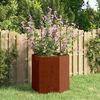 vidaXL Gr&oacute;&eth;ursetningu Rusty 40x40x45 cm Corten St&aacute;l