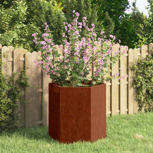 vidaXL Gr&oacute;&eth;ursetningu Rusty 40x40x45 cm Corten St&aacute;l
