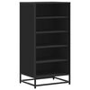 vidaXL sk&oacute;rekki Svartur 48x38x97,5 cm Hanna&eth;ur vi&eth;ur