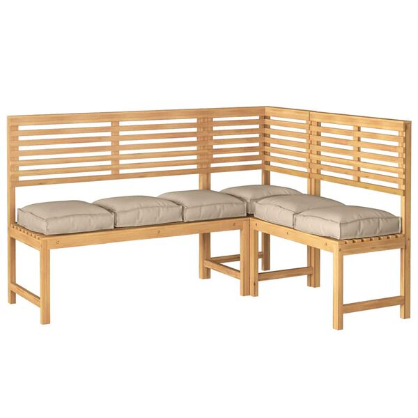 vidaXL P&uacute;&eth;i 6 pcs M&oacute;gr&aacute;r 40 x 40 x 8 cm Oxford efni