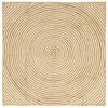 vidaXL Tepi N&aacute;tt&uacute;rulegt og hv&iacute;tt 120 x 120 cm J&uacute;ta