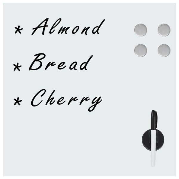 vidaXL Vegghengd Segultafla Gler 50x50 cm