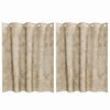 vidaXL Flauels skaut 2 pcs Rj&oacute;malitur 140 x 140 cm Flauel