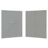 vidaXL Veislu tjaldhli&eth; 2 pcs Lj&oacute;sgr&aacute;r 200 x 195 cm PE og st&aacute;l