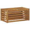 vidaXL Utis&oacute;fi N&aacute;tt&uacute;rulegur 79 x 43 x 37 cm Hrein akas&iacute;utr&eacute;