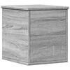 vidaXL Geymslubox Gr&aacute;tt Sonoma 30x35x35 cm Samsettur Vi&eth;ur