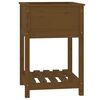 vidaXL Pl&ouml;ntuker me&eth; Hillu Lj&oacute;sbr&uacute;nt 54x54x81 cm Gegnheil Fura