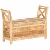 vidaXL Forstofubekkur 103x33x72 cm Gegnheill Mang&oacute;vi&eth;ur