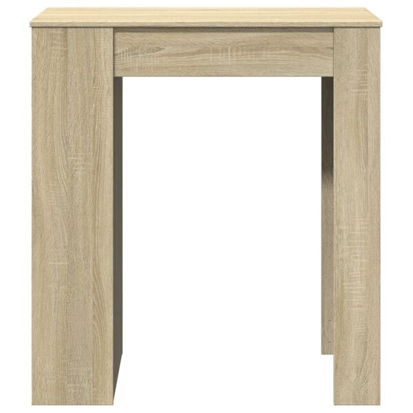 vidaXL Barbor&eth; me&eth; Rekkum Sonoma Eik 95x47x103,5 cm Samsettur Vi&eth;ur