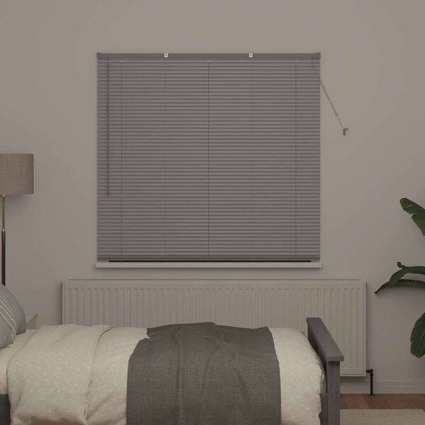 vidaXL Venet&iacute;sk blindi Silfur 175 x 150 cm &Aacute;l