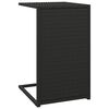 vidaXL C Bor&eth; Svart 40x35x60 cm P&oacute;l&yacute;rattan