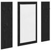 vidaXL Vegghengt fatahengi Vegghengt Svartur Eik 96 x 1,5 x 90 cm