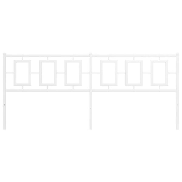 vidaXL Skiptanlegt R&uacute;mgafl &uacute;r M&aacute;lmi Hv&iacute;tur 200 cm