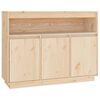 vidaXL Skenkur 104,5x34x80 cm Gegnheil Fura