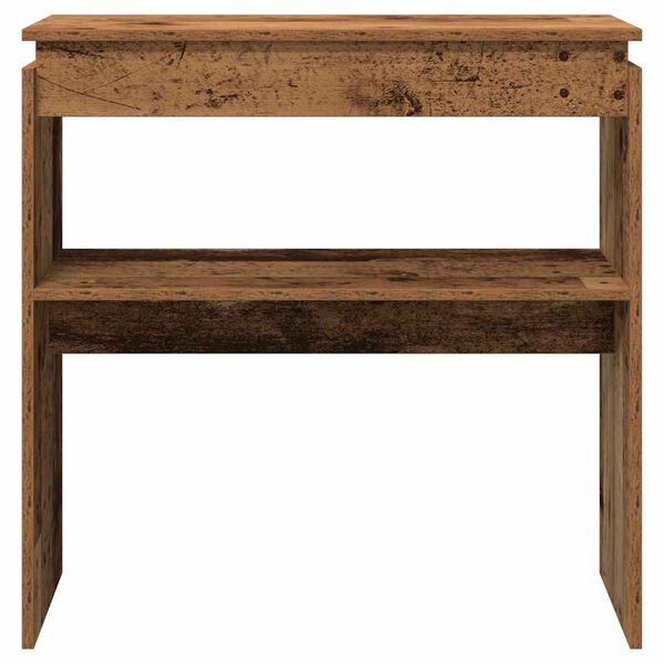 vidaXL Console Borð Old Wood 80x30x80 cm Engineered Wood