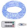 vidaXL LED Lj&oacute;saser&iacute;a me&eth; 150 LED Lj&oacute;sum Bl&aacute; 30 m