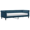 vidaXL Svefns&oacute;fi me&eth; D&yacute;nu Bl&aacute;r 80x200 cm Flauel