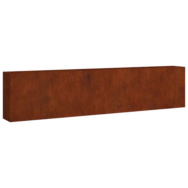 vidaXL Upph&aelig;kka&eth; Gar&eth;ker 360x40x80 cm Corten St&aacute;l