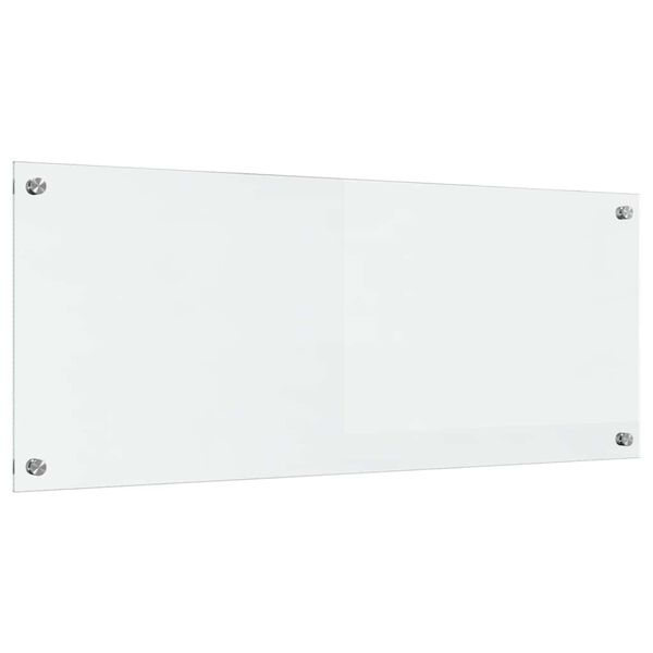vidaXL Eldhús Backsplash Gegnsætt 100 x 40 cm hertuð gler
