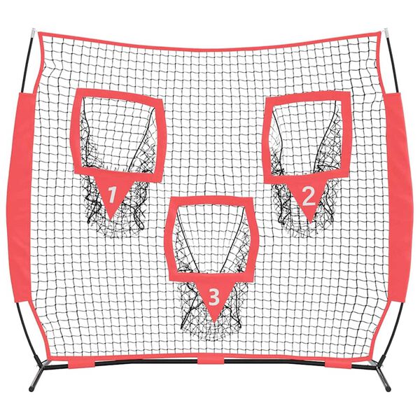 vidaXL Bollaleikur & Softball Svartur 214.5 x 89.5 x 181 cm Pólýester