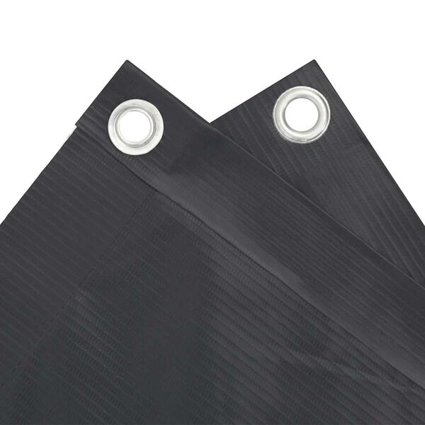 vidaXL Skj&oacute;lveggur &aacute; Svalir Reykgr&aacute;r 500x120 cm PVC