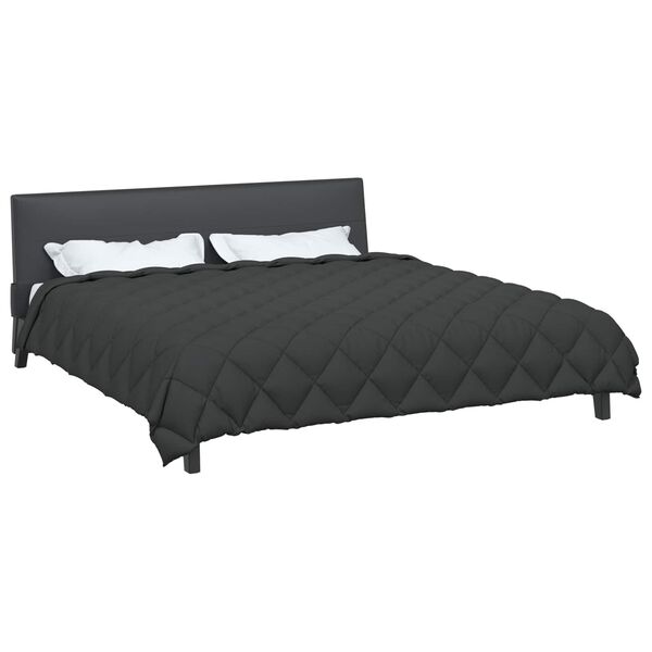 vidaXL Vetrar s&aelig;ng Antras&iacute;t 200 x 200 cm M&iacute;kr&oacute;f&iacute;ber