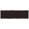vidaXL Bor&eth;plata D&ouml;kkgr&aacute; 200x60x(2-6) cm Me&eth;h&ouml;ndlu&eth; N&aacute;tt&uacute;rul. Br&uacute;nir