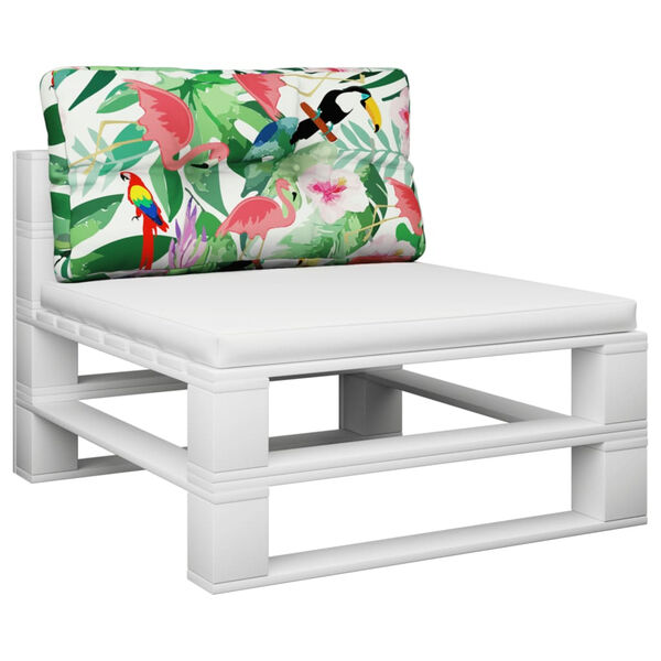 vidaXL Sessa fyrir Brettas&oacute;fa Marglitu&eth; 80x40x12 cm Efnis&aacute;kl&aelig;&eth;i