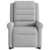 vidaXL Electric Stand up Recliner st&oacute;ll Cloud Grey Efni