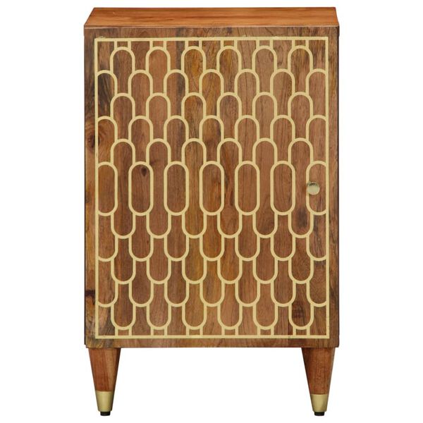 vidaXL Ba&eth;herbergissk&aacute;pur 38x33x58 cm Gegnheill Mang&oacute;vi&eth;ur