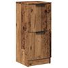 vidaXL skenkur Old Wood 30x30x70 cm Engineered Wood