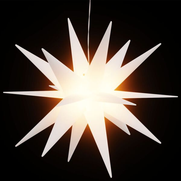 vidaXL J&oacute;lalj&oacute;s me&eth; LED Samanbrj&oacute;tanlegu Hv&iacute;tu 43 cm