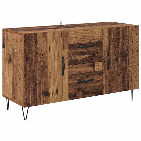 vidaXL Vi&eth;beinteyfla Gamall vi&eth;ur 100 x 36 x 60 cm Samsettur vi&eth;ur