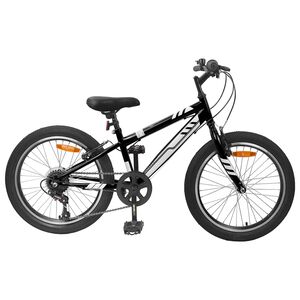 vidaXL Fjallahj&oacute;l 20 Tommur 6-Speed fyrir 5-8 &aacute;ra Svartur