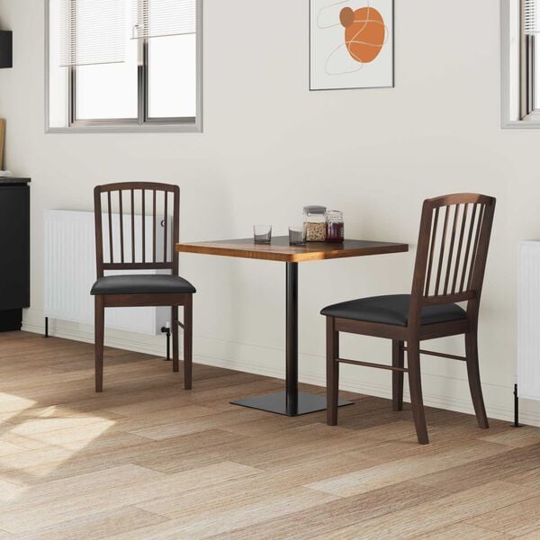 vidaXL Matsalst&oacute;lar 2 pcs L&eacute;tt br&uacute;nt 50 x 52,5 x 91 cm