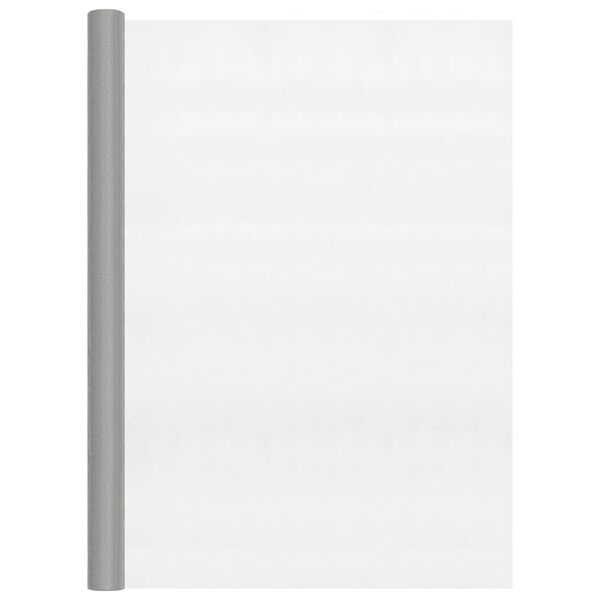 vidaXL Netskj&aacute;r Ry&eth;fr&iacute;tt St&aacute;l 112x1000 cm Silfurlita&eth;ur