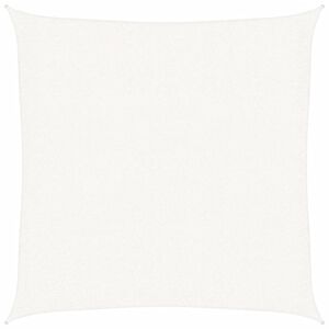 vidaXL S&oacute;lskyggni S&oacute;lsegl HDPE Ferningur 2 x 2 m Hv&iacute;tt