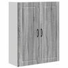 vidaXL Eldh&uacute;s sk&aacute;pur Gr&aacute;r Sonoma 80 x 31 x 100 cm Samsettur vi&eth;ur