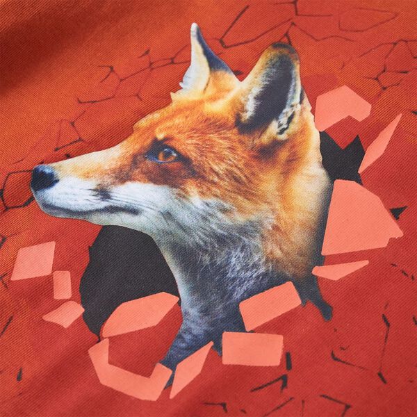 Barnabolur með Síðum Ermum Ljós Ryðlitur 128